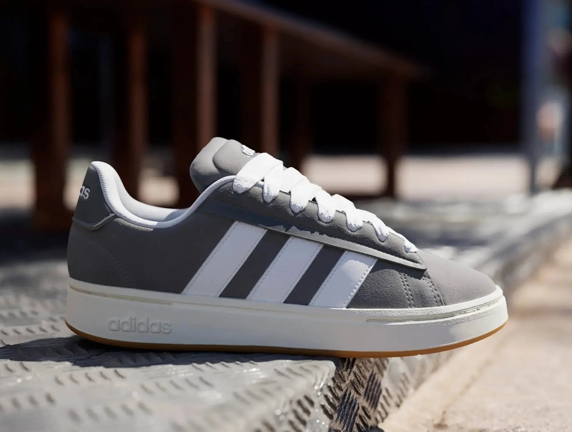 Zapatilla Adidas Grand Court Alpha 00S Hombre Gris
