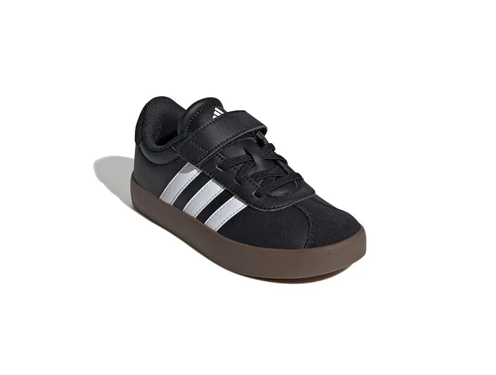 Zapatilla Adidas Vl Court 3.0 Niños Negro - Blanco