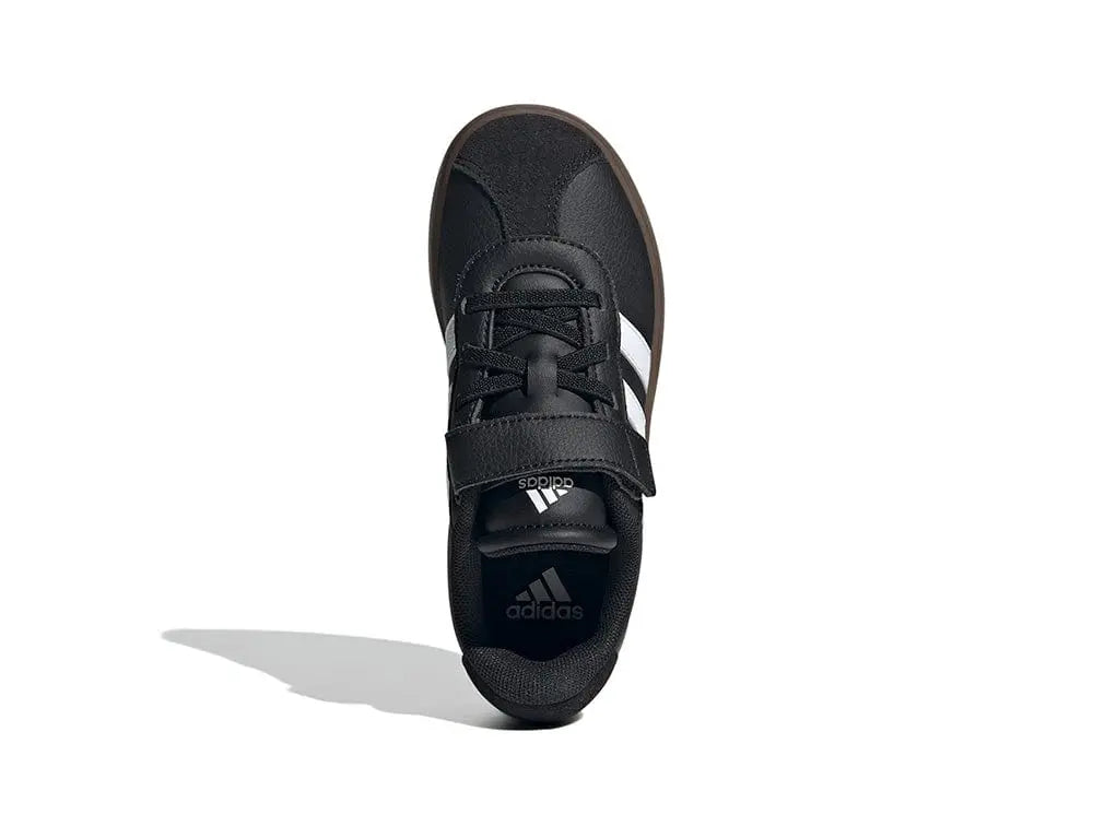 Zapatilla Adidas Vl Court 3.0 Niños Negro - Blanco