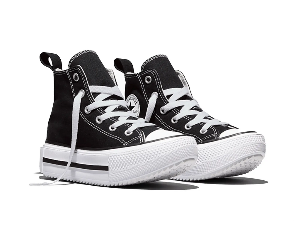Zapatilla Converse Double Stack Niños Negro