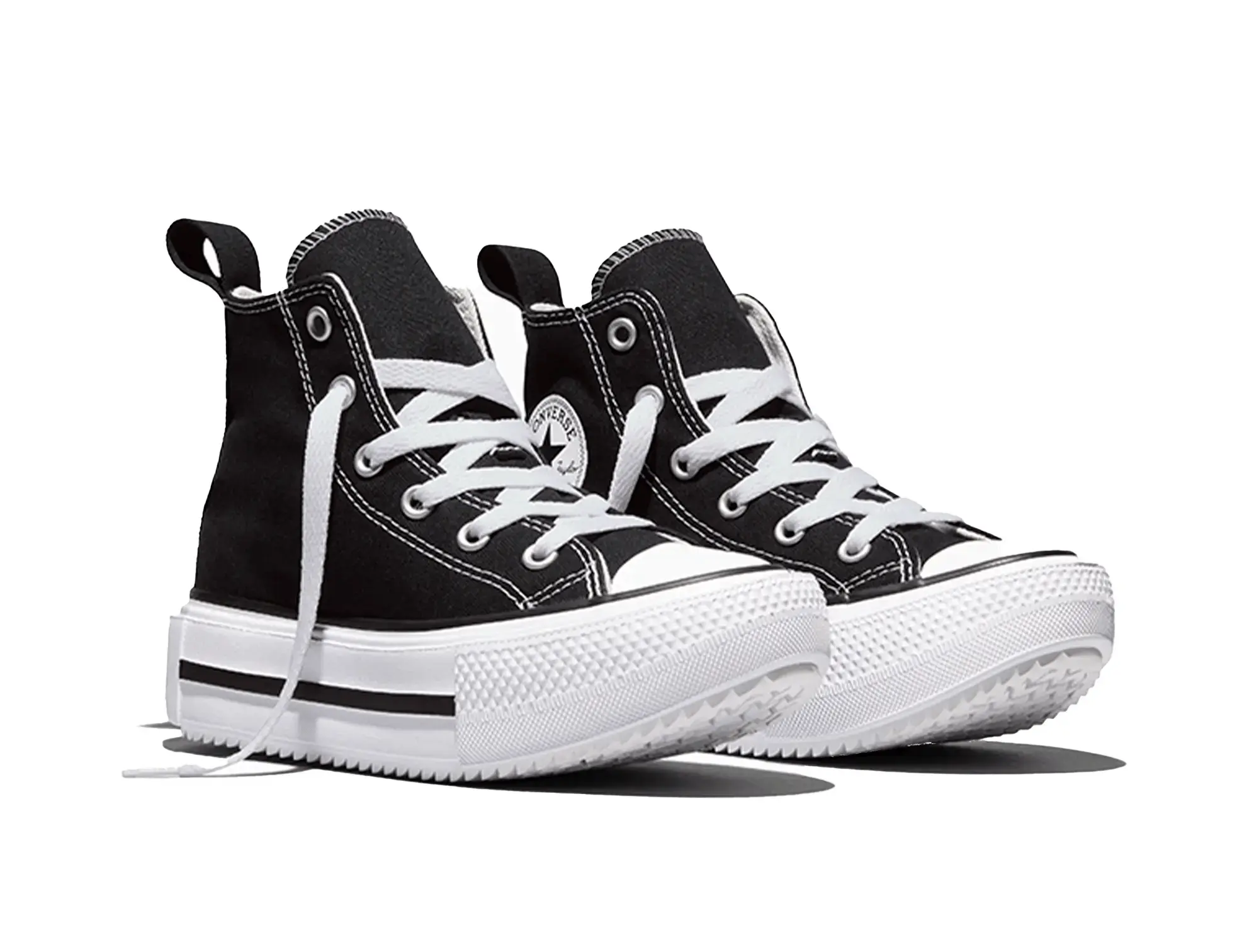 Zapatilla Converse Double Stack Niños Negro