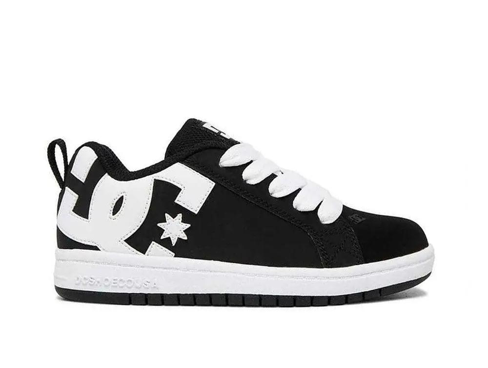 Zapatilla Dc Court Graffik Niños Negro