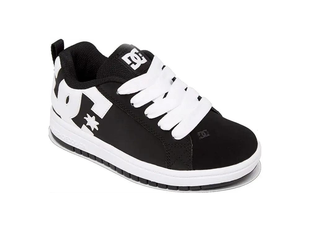 Zapatilla Dc Court Graffik Niños Negro