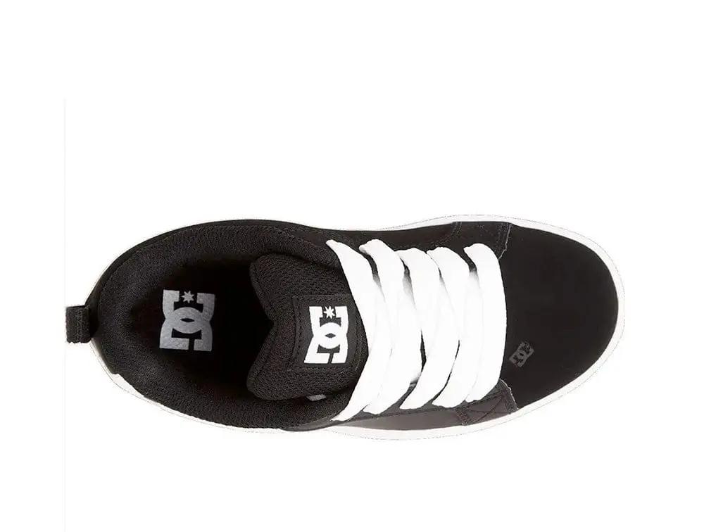 Zapatilla Dc Court Graffik Niños Negro