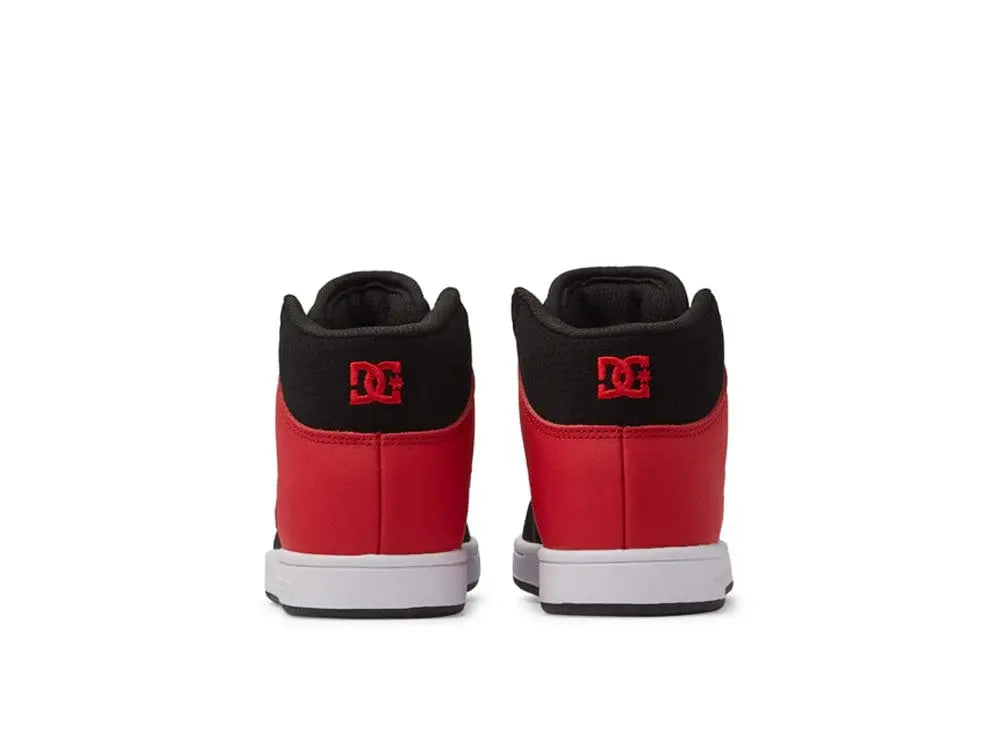 Zapatilla Dc Manteca 4 HI Niños Rojo Negro Blanco