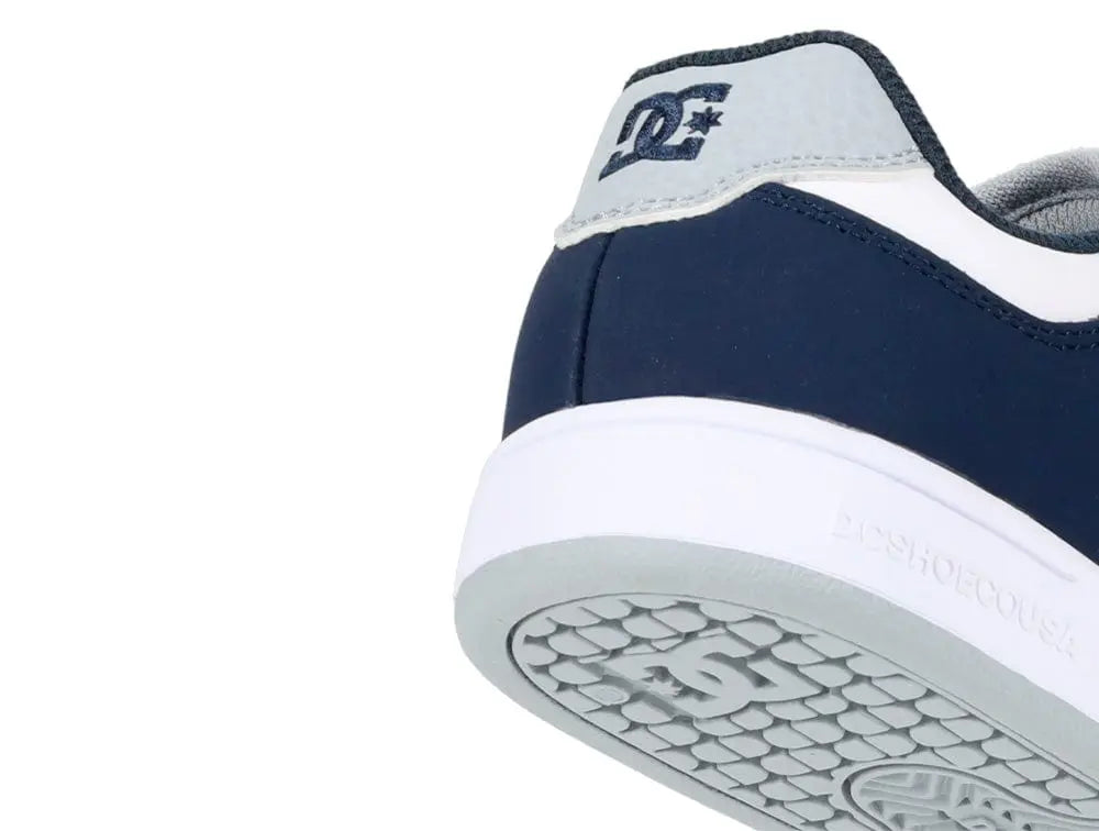 Zapatilla Dc Manteca 4 V Niños Gris Azul
