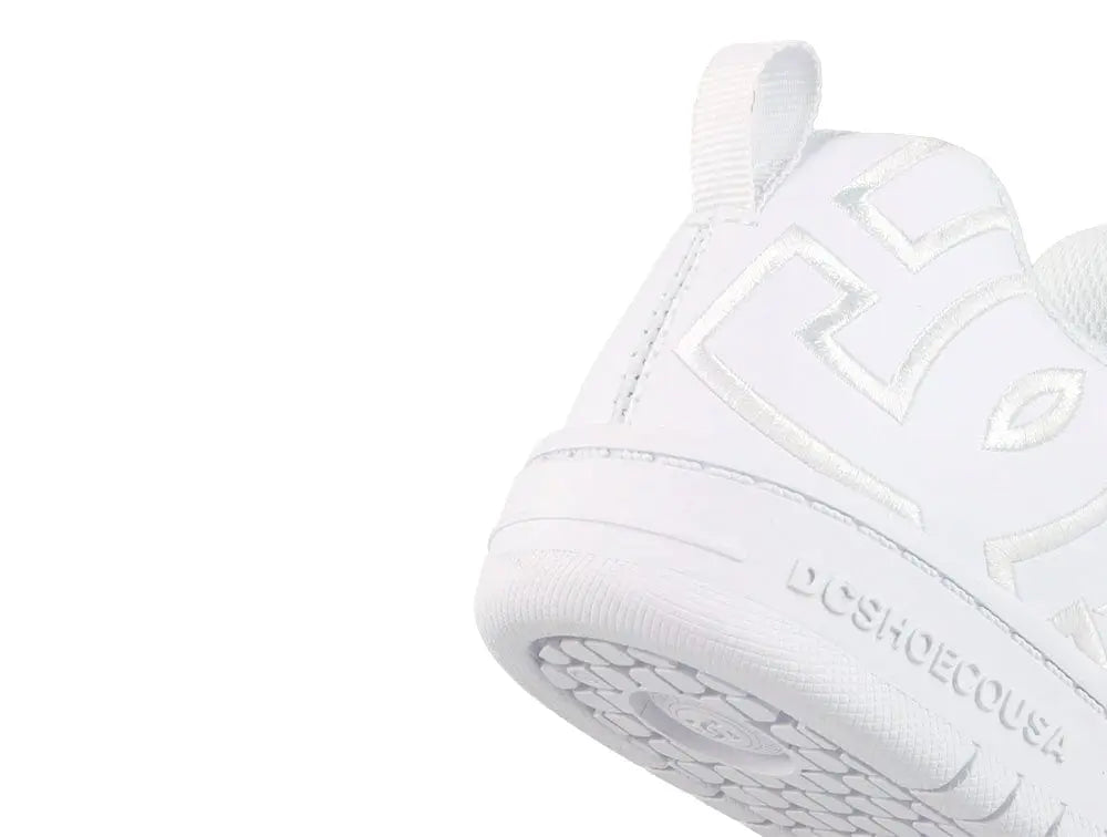 Zapatillas Dc Court Graffik Niños Blanco