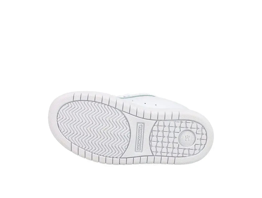 Zapatillas Dc Court Graffik Niños Blanco
