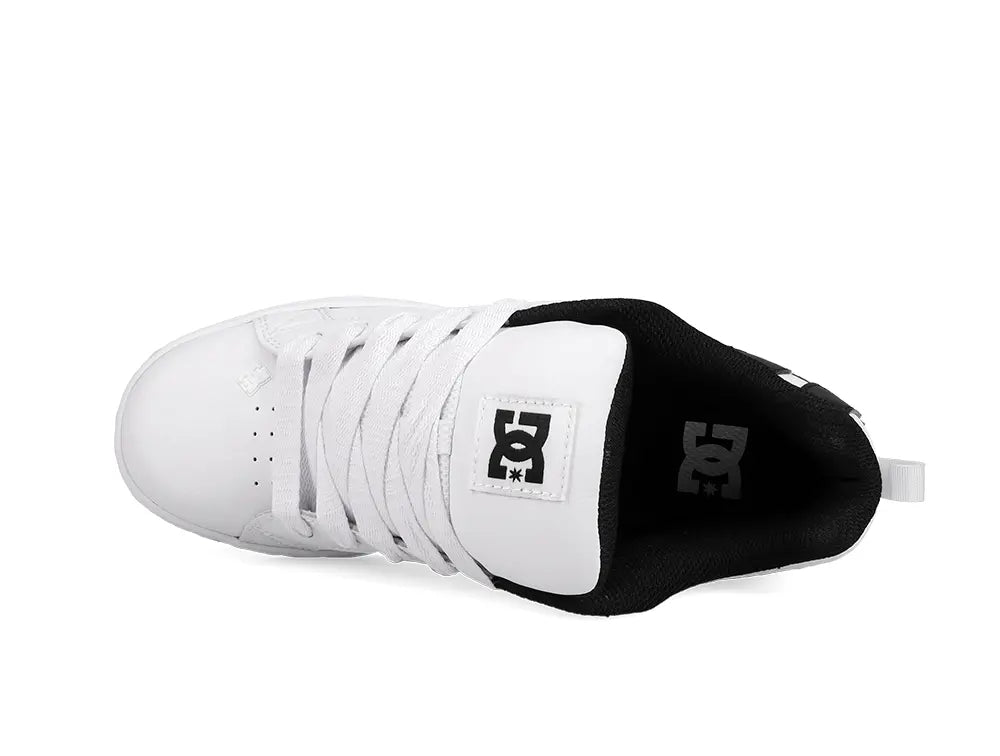Zapatillas Dc Court Graffik Mujer Blanco