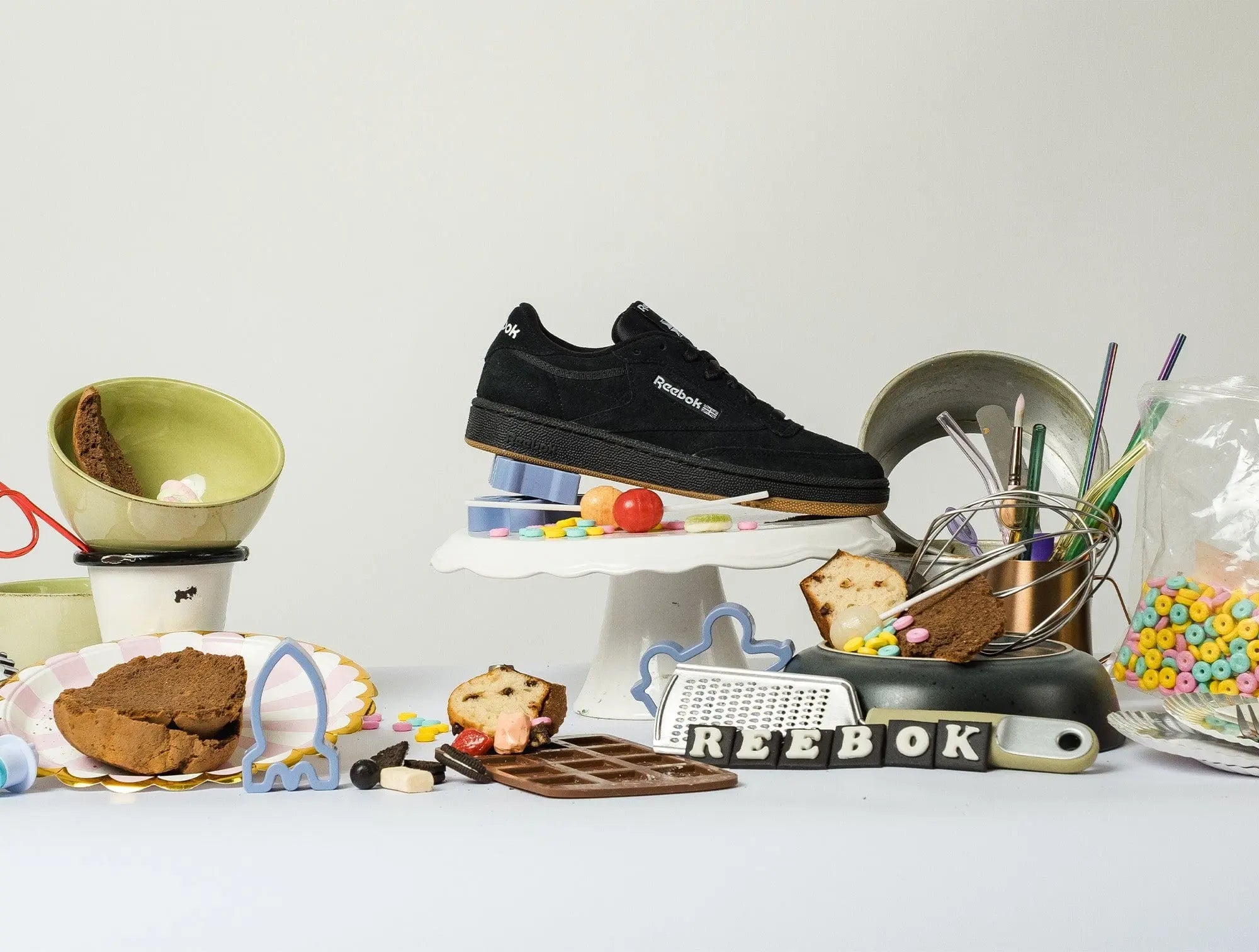 Zapatillas Reebok Club C 85 Hombre Negro